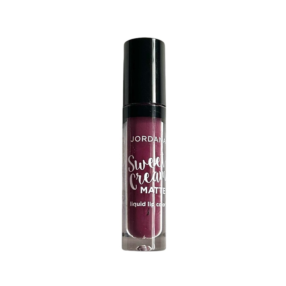 Jordana Sweet Cream Matte Liquid Lip Color Lipstick #26 Currant Jam Discontinued